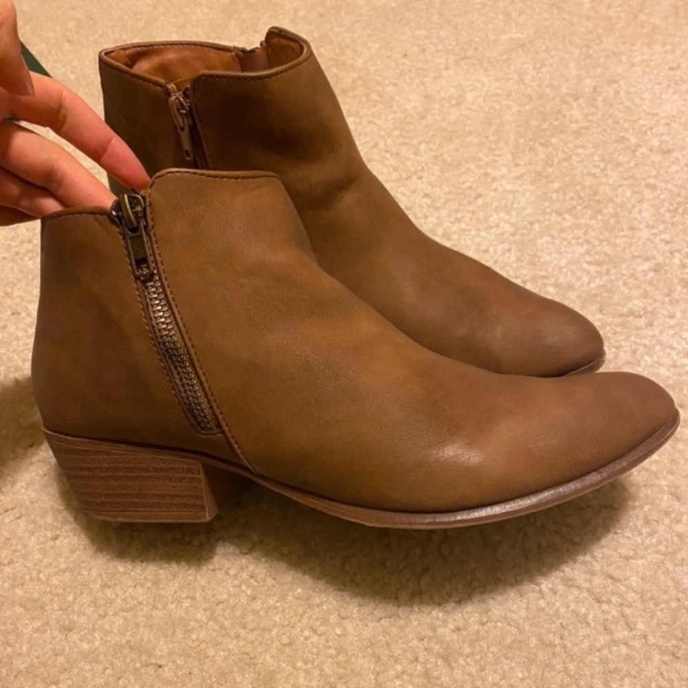 Brown booties